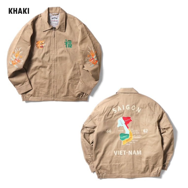 HOUSTON / ヒューストン 51351 VIETNAM JACKET (MAP) / ベトナム