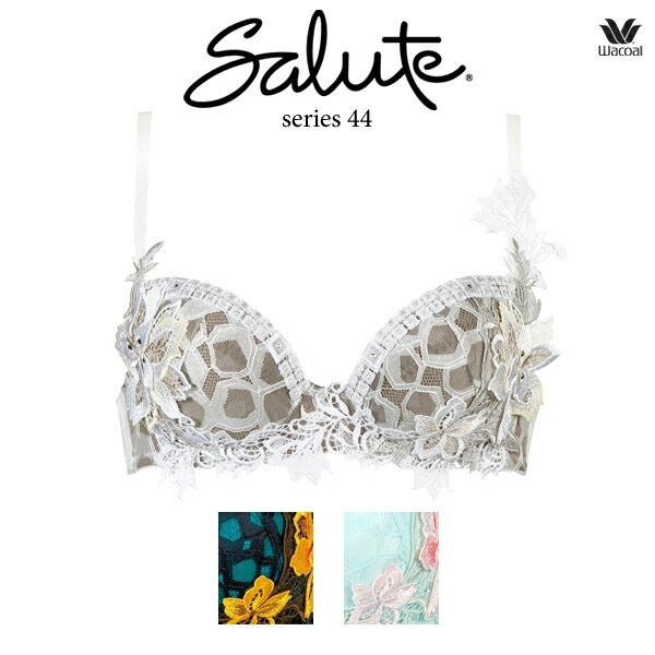 ワコール サルート 44G ブラジャー BTJ444 3/4カップワイヤー P-up