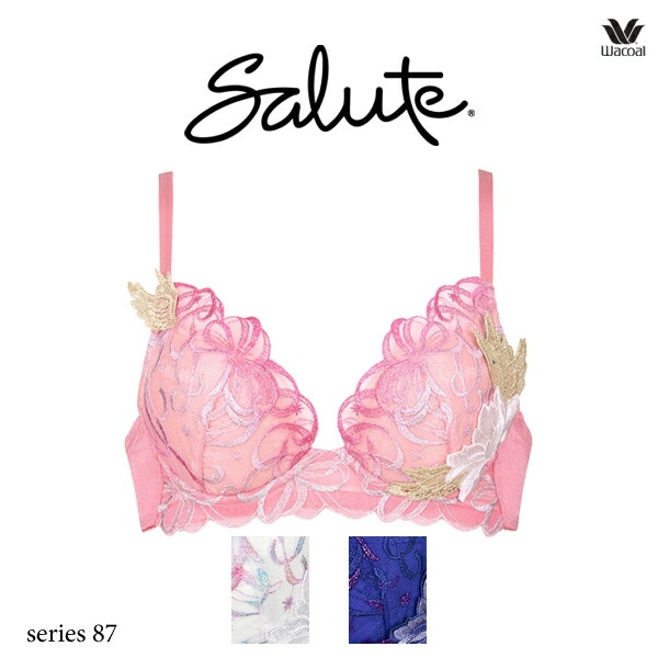 ワコール サルート 87G ブラジャー BTJ487 3/4カップワイヤー VIVA