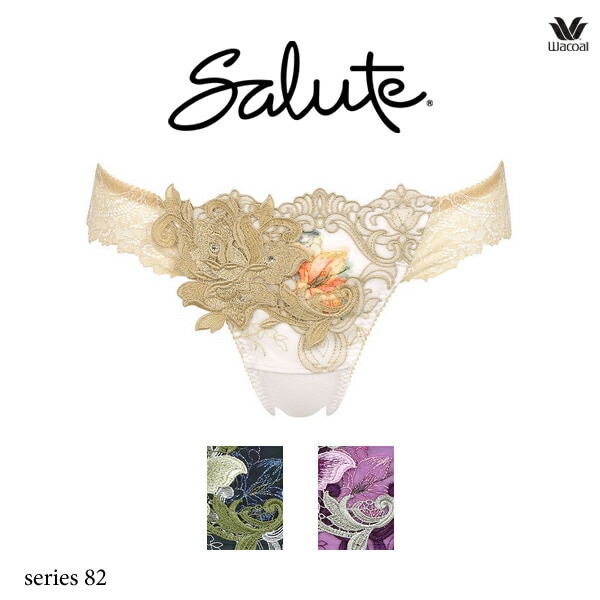 ワコール サルート 82G ブラジャー BTJ482 3/4カップワイヤー P-up