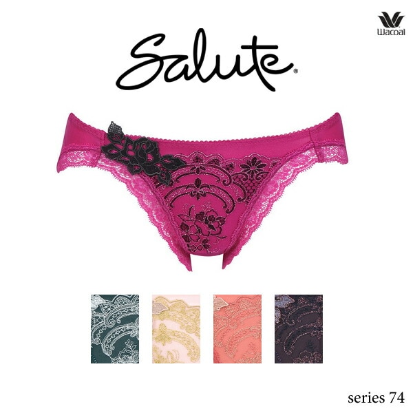 ワコール サルート 74G ショーツ PTJ474 M ソング Tバック ひもパン