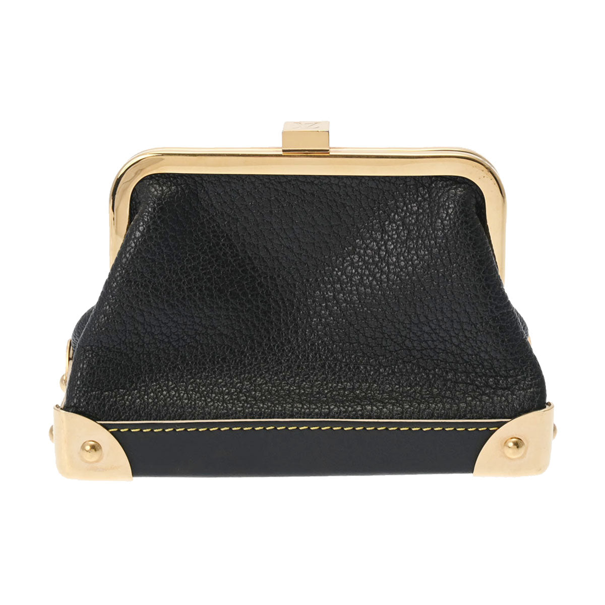 ルイヴィトンスハリ ポルトモネヴィエノワ がま口小銭入れ ノワール