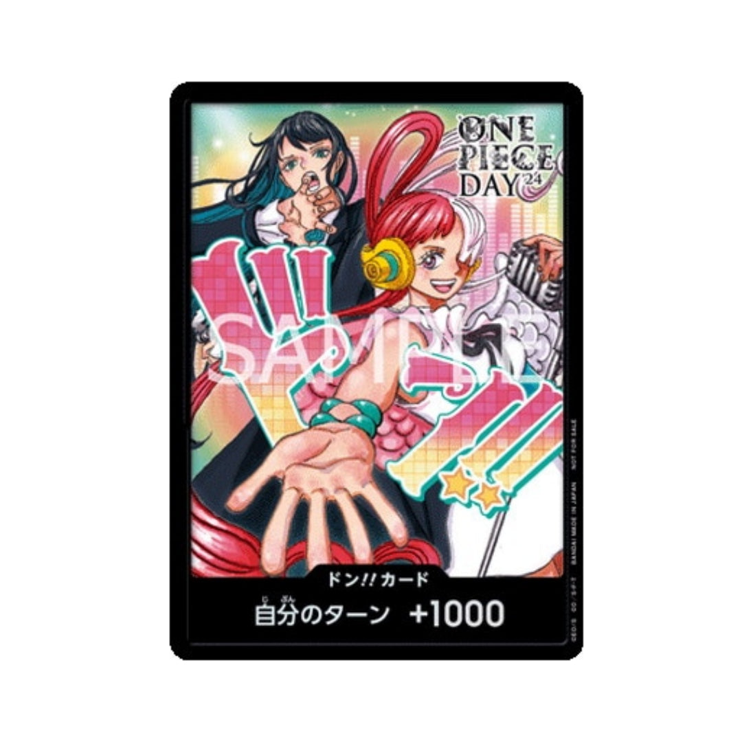 BANDAI ONE PIECE Card Game ONE PIECE DAY 2024 Don card Ado Uta