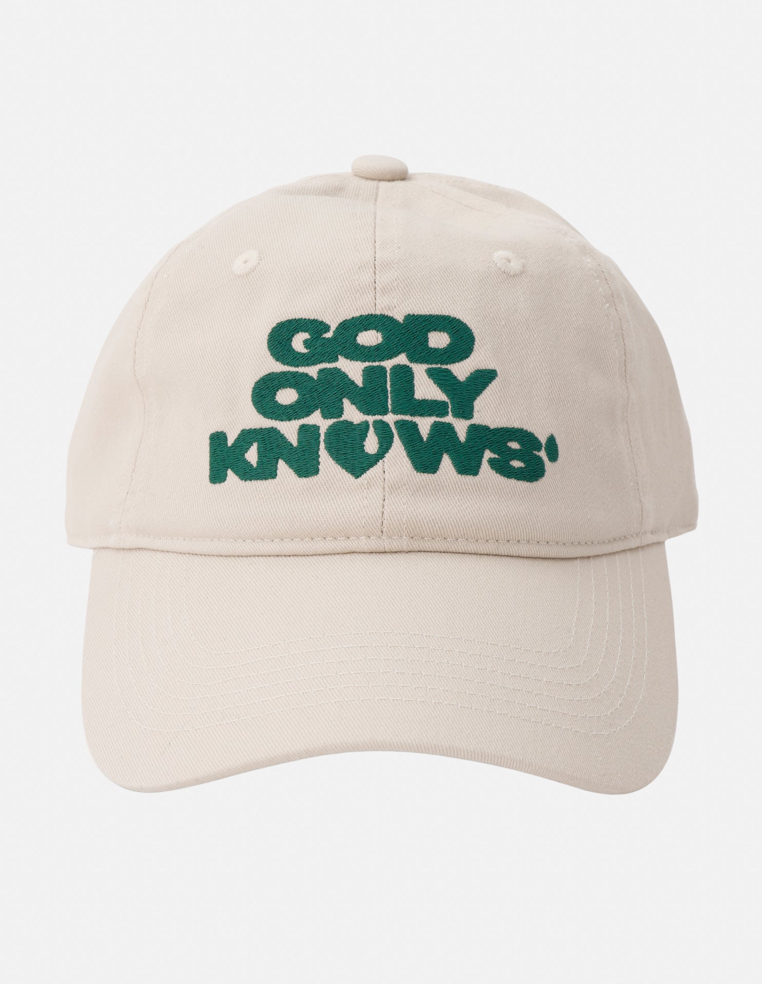 SIGNATURE LOGO CAP – GOD ONLY KNOWS