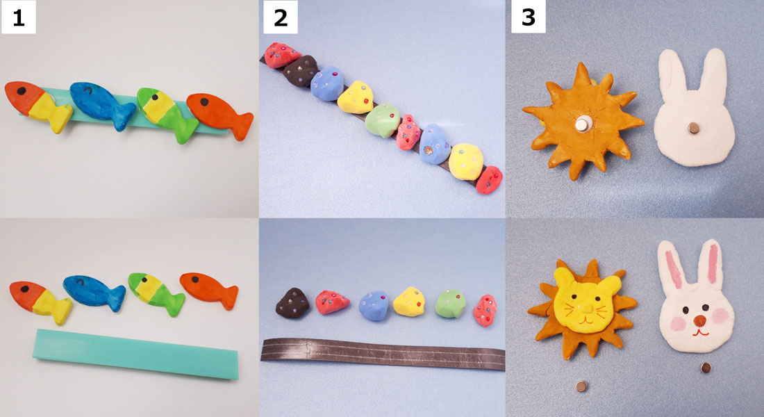 子どもの紙粘土作品がかわいい雑貨に変身！作って飾る工作アイデア＃1