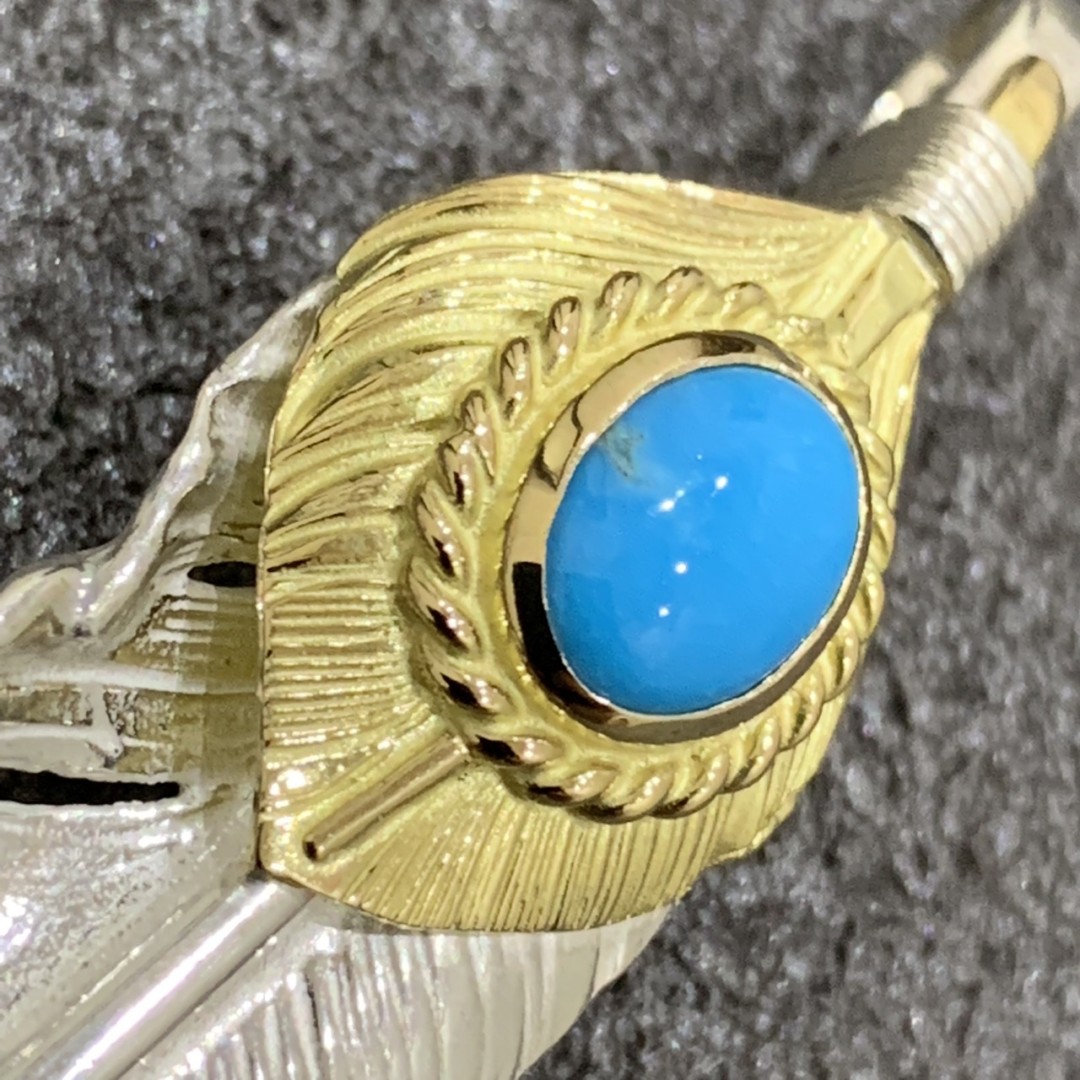 5/1 【上金金縄ターコイズ特大フェザー】原宿SV店