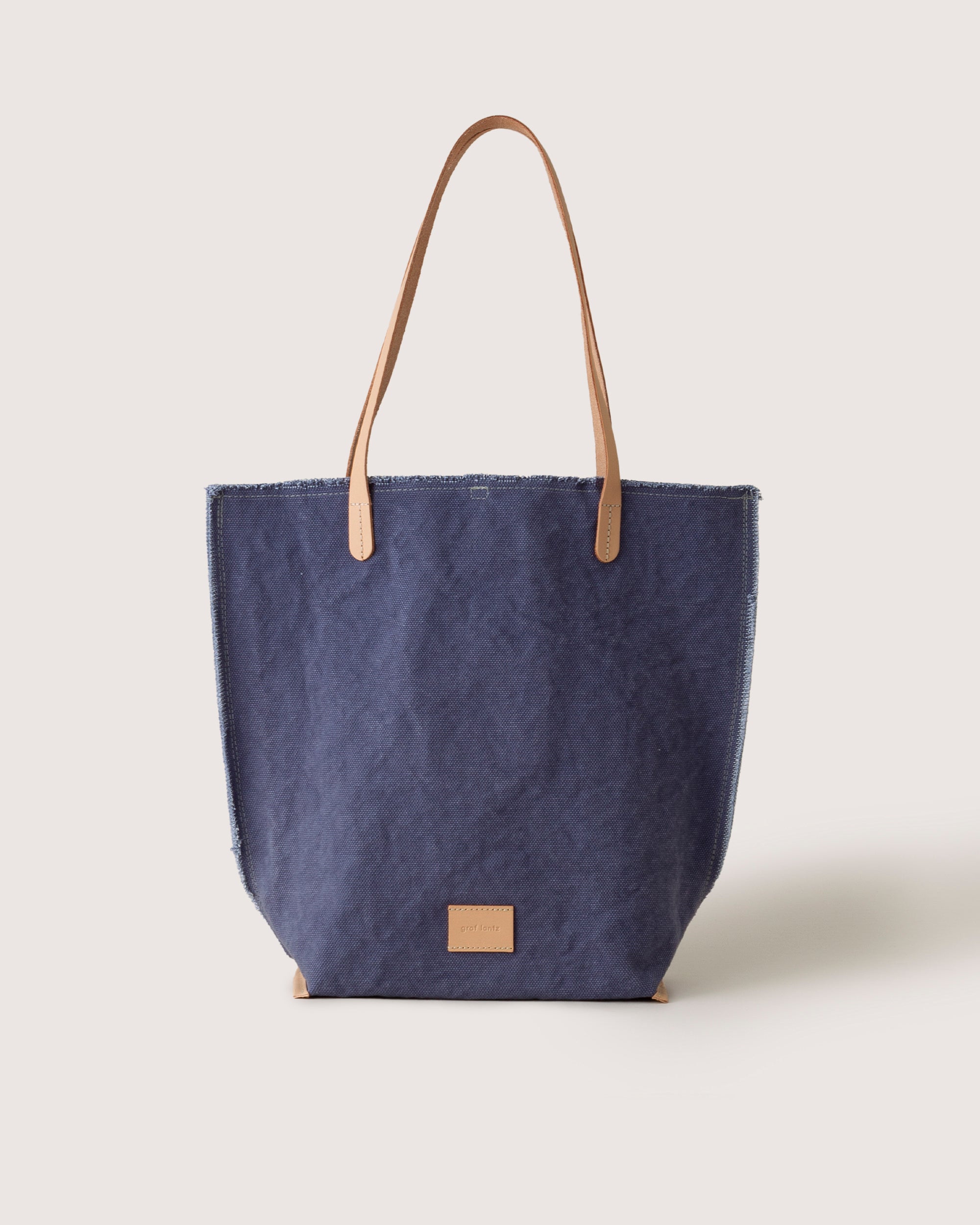 Hana 100% Hand Dyed Cotton Canvas Tote Bag in Horizon | Graf Lantz
