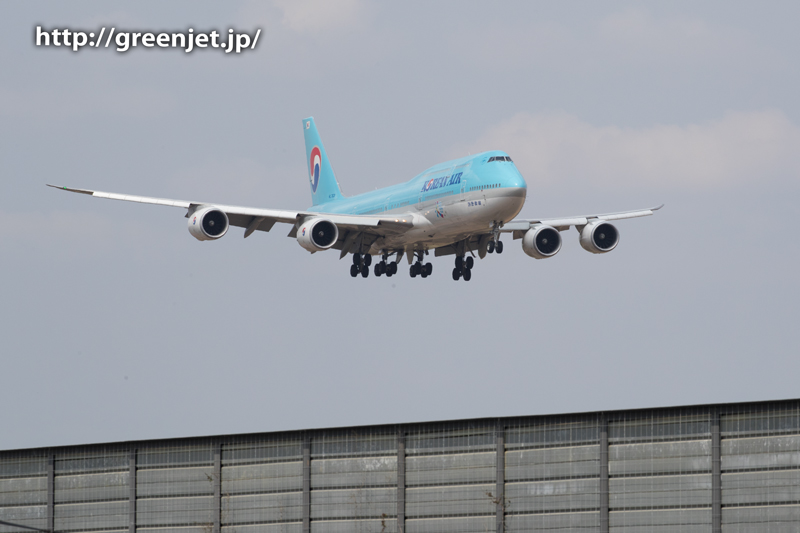 大韓航空のジャンボ＠成田/十余三東雲の丘 | MGT Greenjet 飛行機撮影記