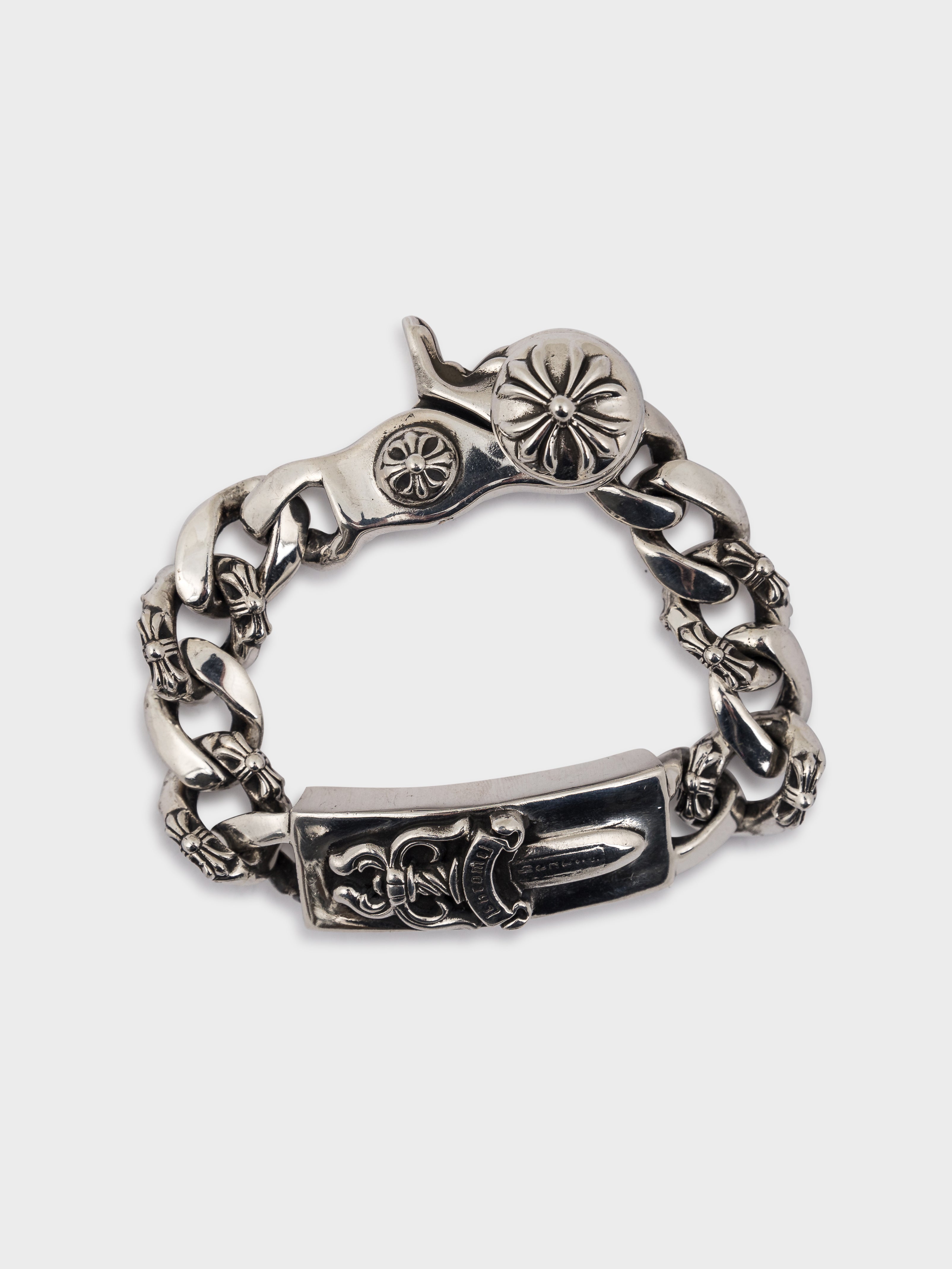 Buy Chrome Hearts Fancy Dagger ID Bracelet Online at Groupie