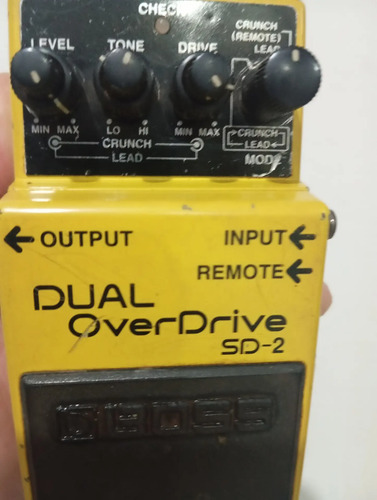 Pedal Boss Sd 2 Dual Overdrive | Mercado Livre