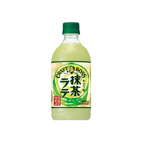サントリー クラフトボス 抹茶ラテ (500ml) [賞味期限：2025年2月