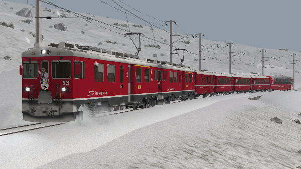 Train Simulator 2019 で世界鉄道旅行！RhB Enhancement Pack 03：レー