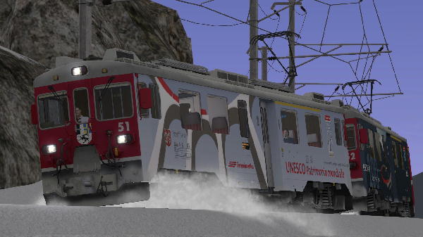 Train Simulator 2019 で世界鉄道旅行！RhB Enhancement Pack 03：レー