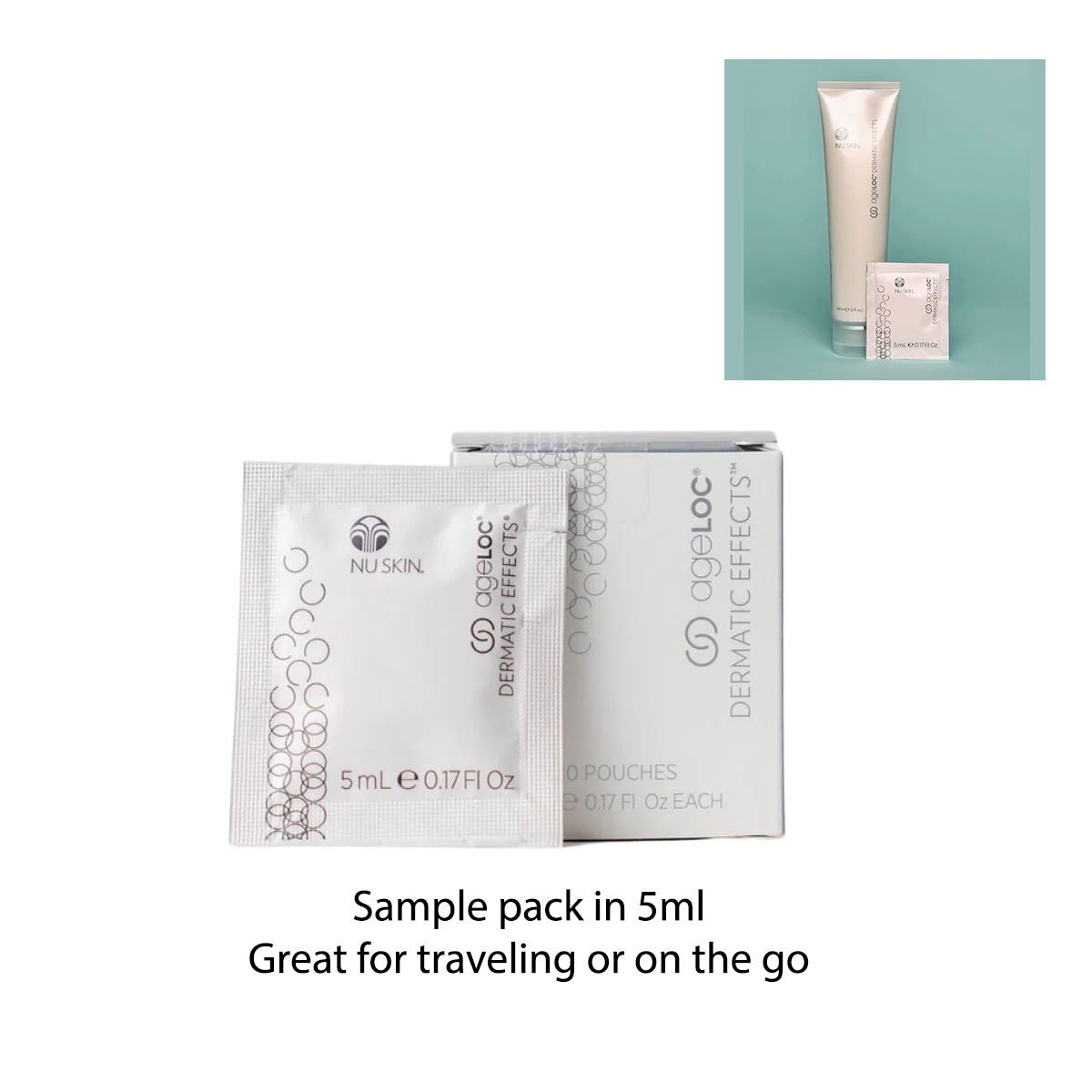 Nu Skin ageLOC Dermatic Effects Body Contouring Lotion 5ml Sample