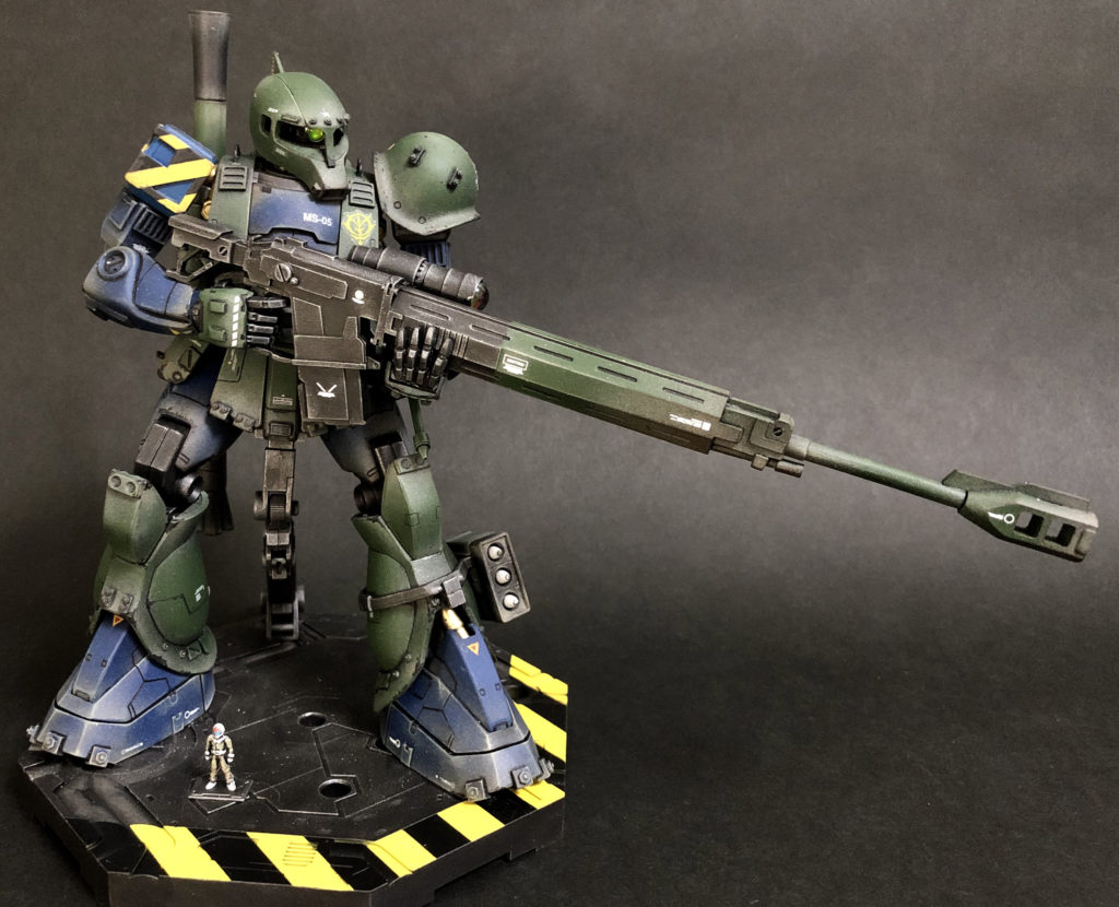MS-05 ザクⅠ オリジンver. MG1/100完成 – Zang Dang ichi 残弾1