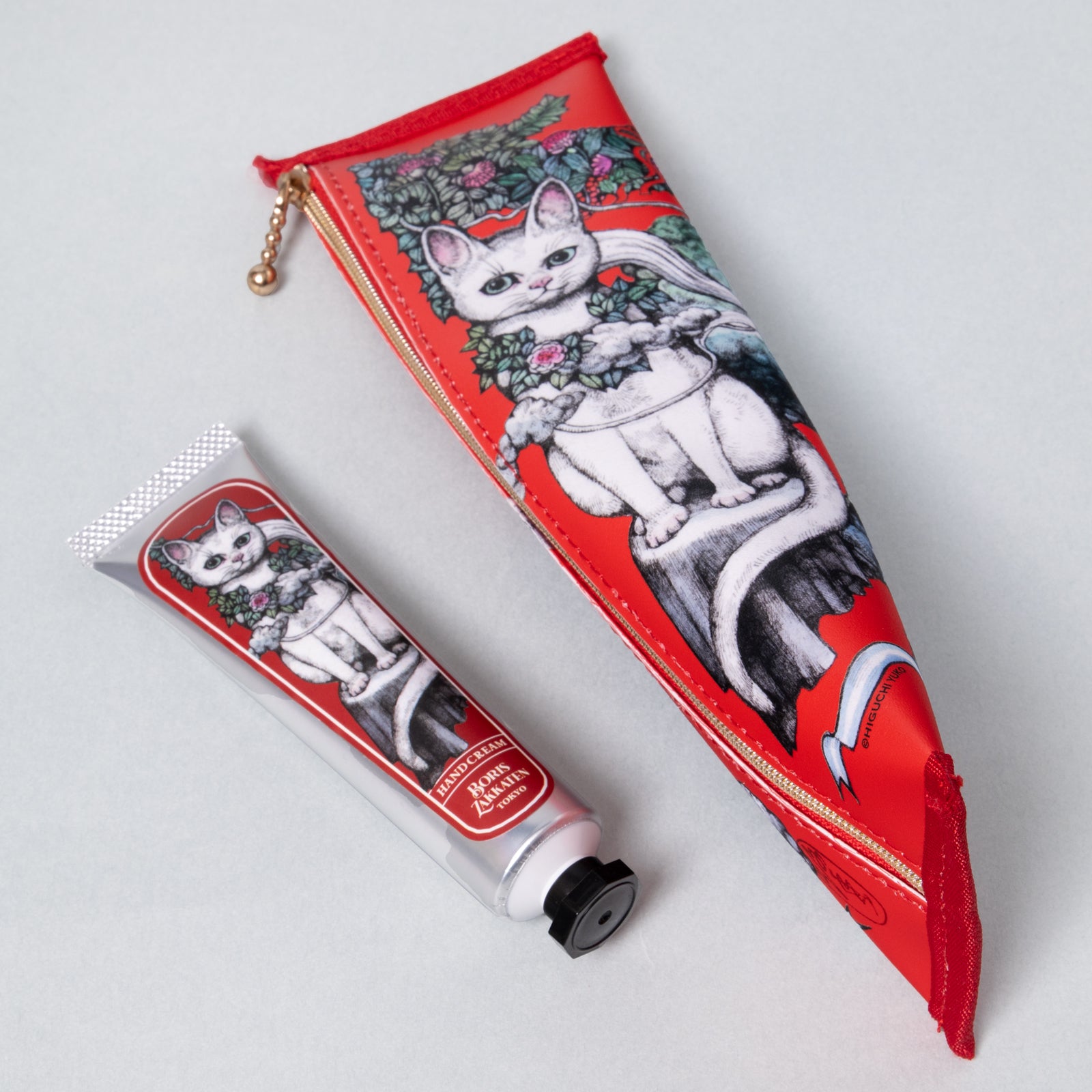 ハンドクリーム＆ポーチセット いぬとねこ – ボリス雑貨店