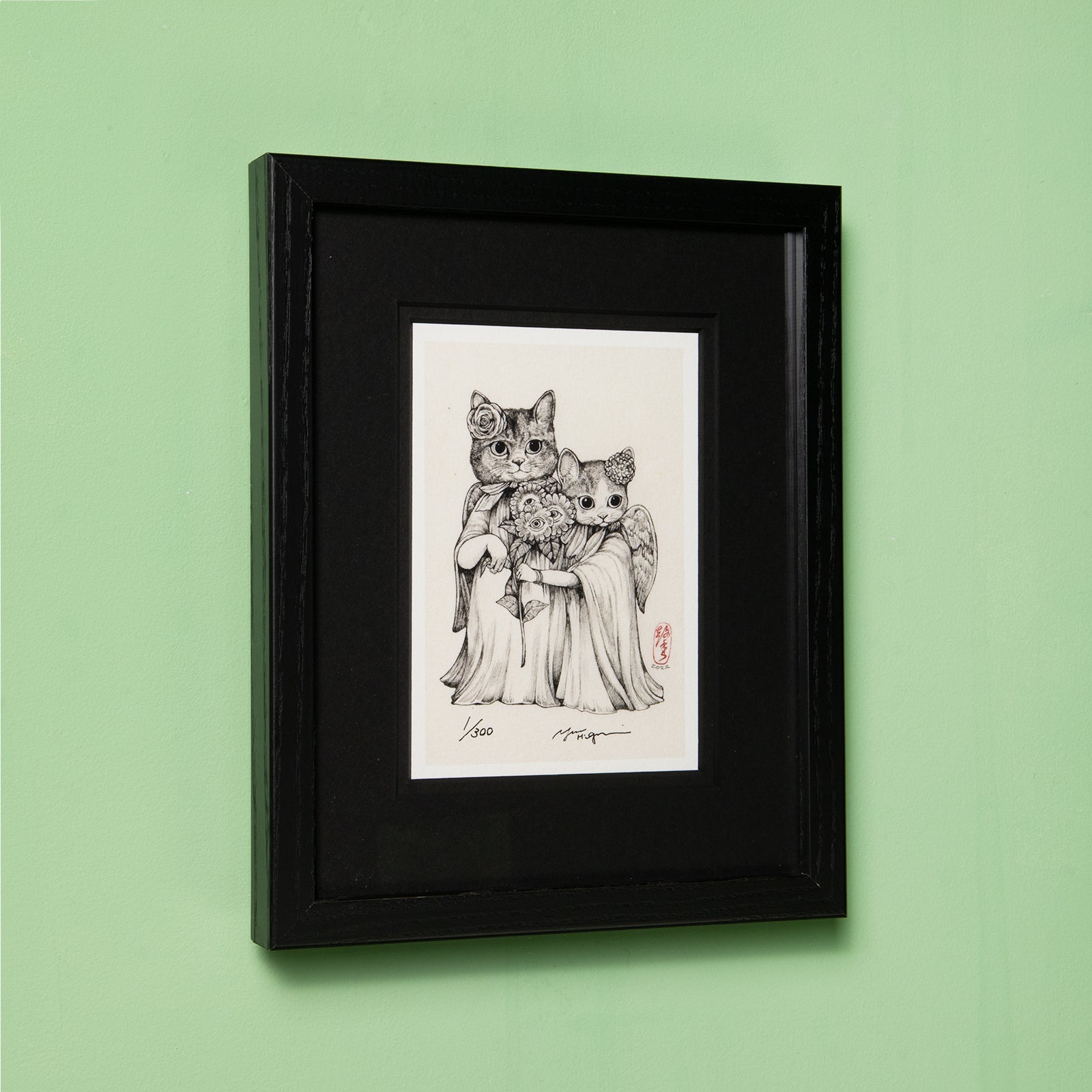 額装】複製画 聖母と乙女（CIRCUS終幕） – ボリス雑貨店