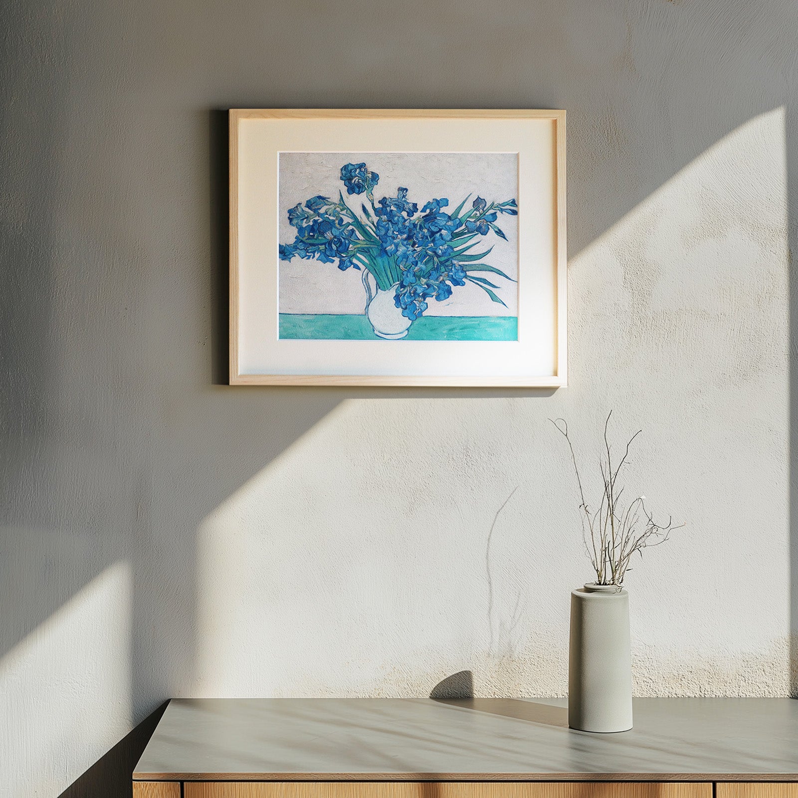 フィンセント・ファン・ゴッホ 「ヴァイオレットのアイリスの花瓶