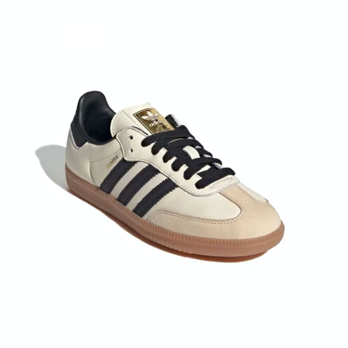 adidas - SAMBA OG WMNS Cream white/core black/sand strata 【ID0478