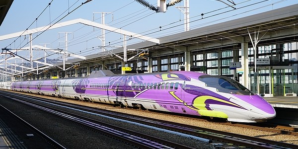 鉄道】新幹線 500系 JR西日本 エヴァンゲリオン新幹線 | 機械好き