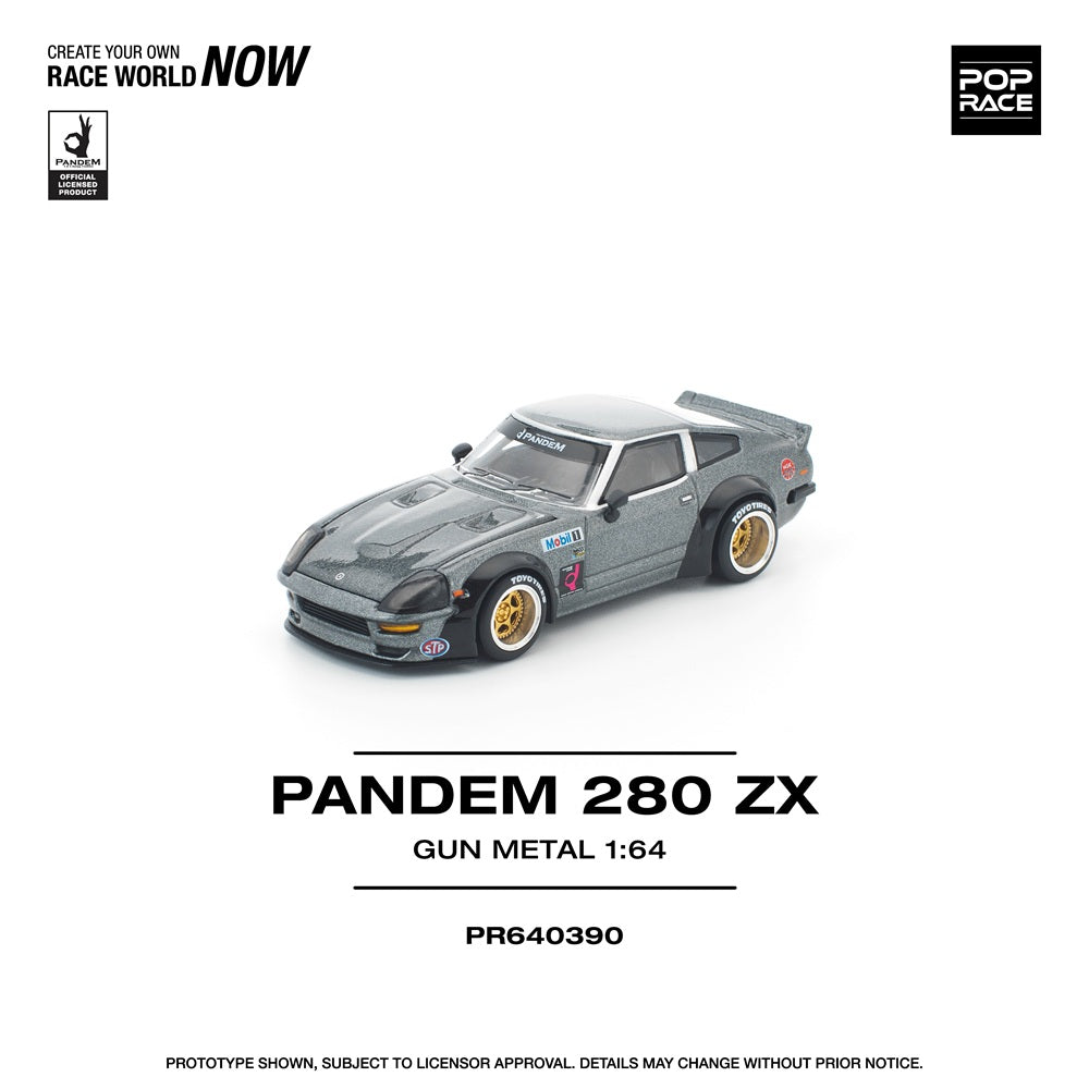 Preorder] POPRACE 1:64 PANDEM 280ZX GUN METAL PR640390 – Horizon
