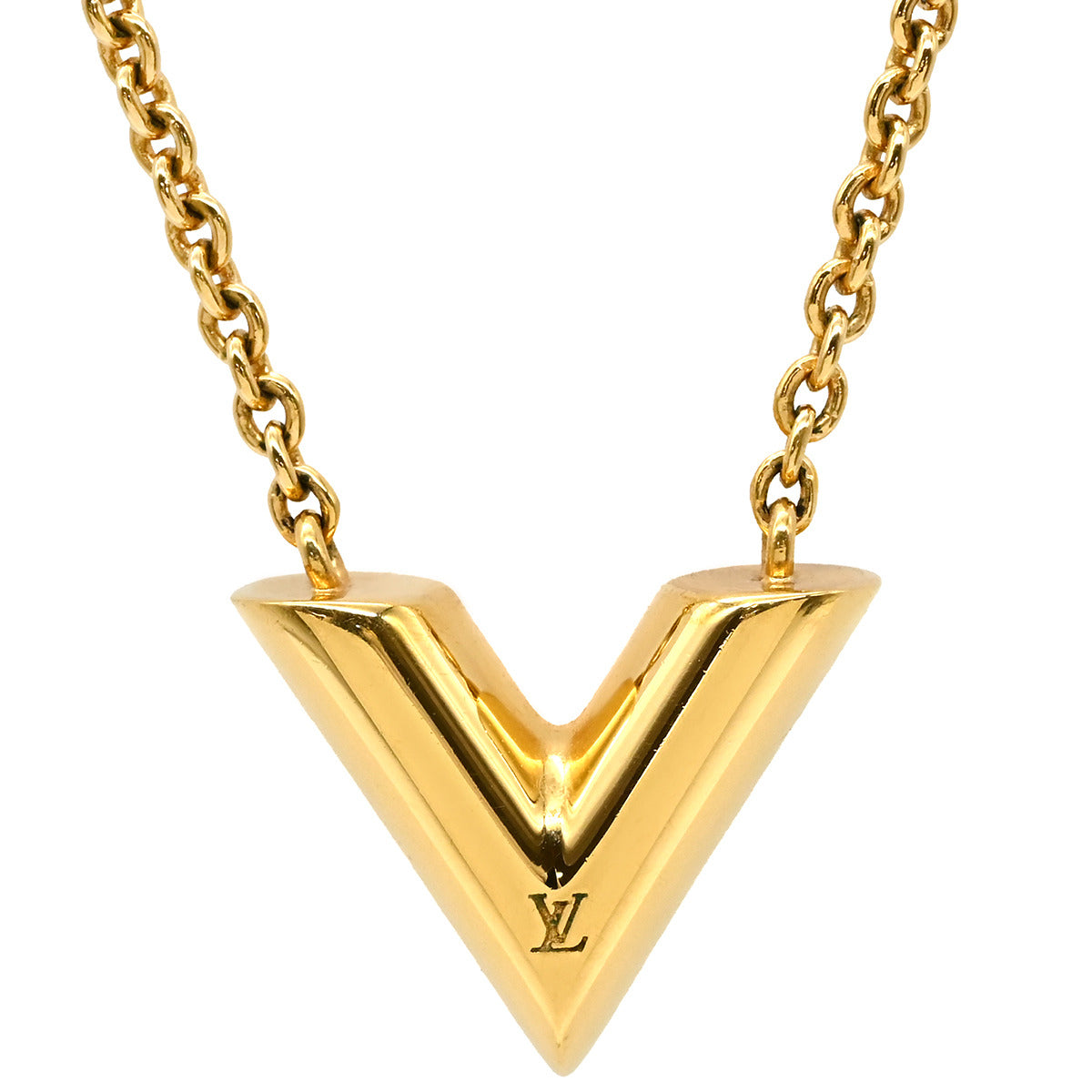 ルイヴィトン LOUIS VUITTON エッセンシャル V M61083 ゴールド GP