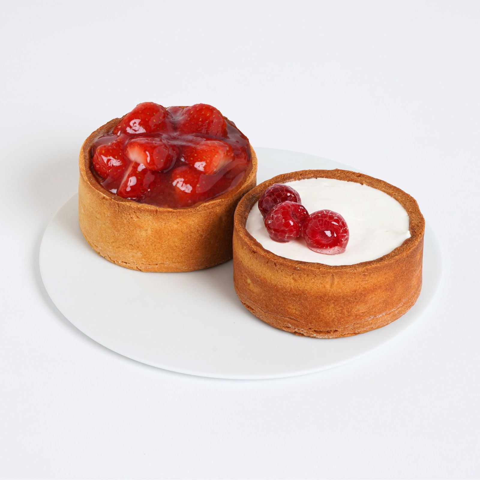 ミニタルト2個セット】長野県産いちご・ラズベリーフロマージュ – 国産