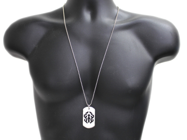 中古美品】【磨き仕上げ済】◇ クロムハーツ ドッグタグ カットアウト