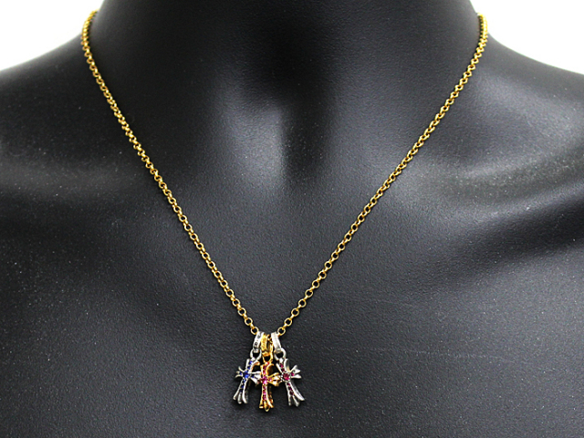 中古美品】 クロムハーツ ◇ 22K ベビーファット チャーム with パヴェ