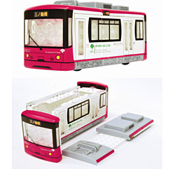 都電荒川線ブロック、レトロ車両キューピー販売（2009年9月27日