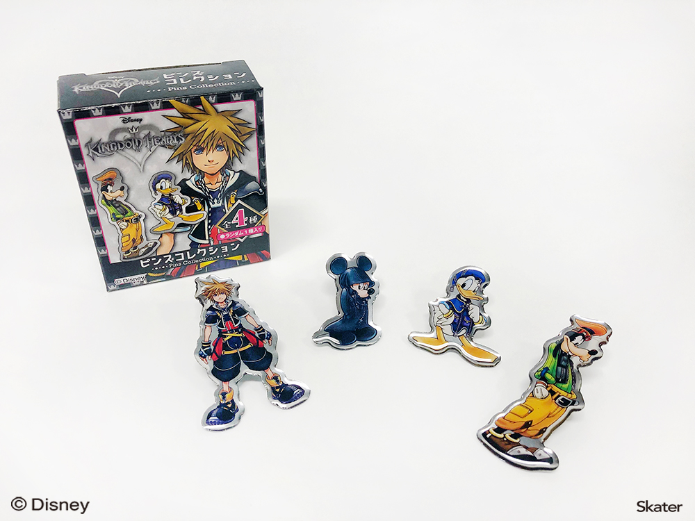 新商品】キングダム ハーツのピンズコレクション、ラバーコースターが