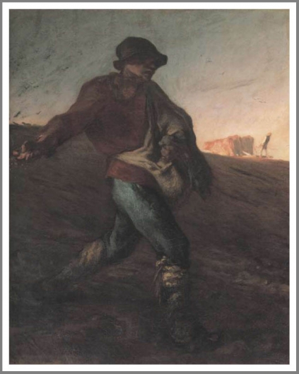 ミレー「種まく人」がまいている物 | アート名画館 公式ブログ