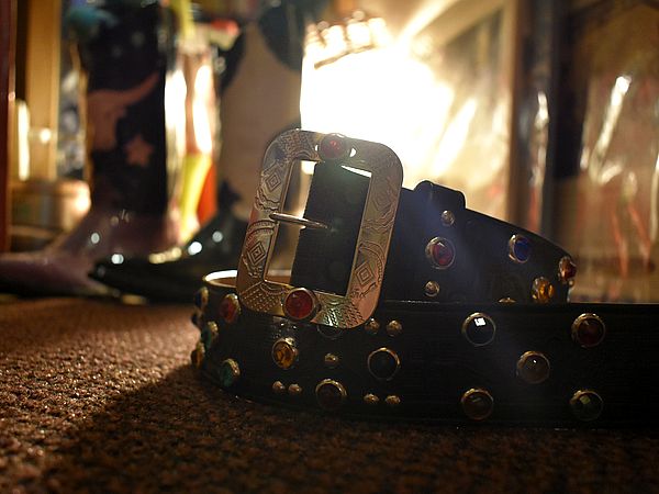 エース×ダッパーズのダブルネームスタッズベルトが入荷しました