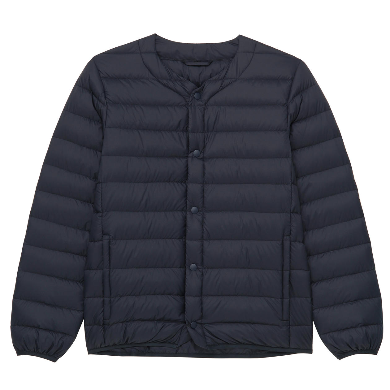 Very Goods | 軽量フレンチダウンポケッタブルノーカラーブルゾン 紳士