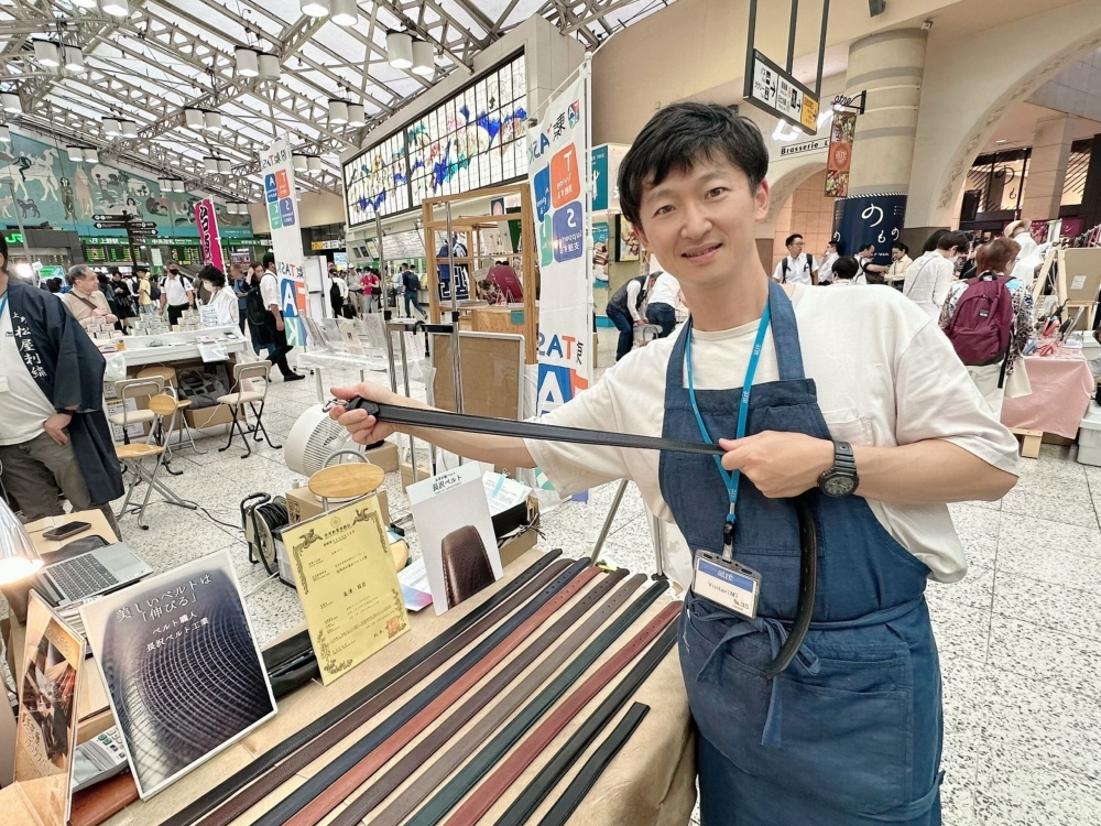 ☆6月22日（木）23日（金）JR上野駅で本革で伸びるベルト販売！東京