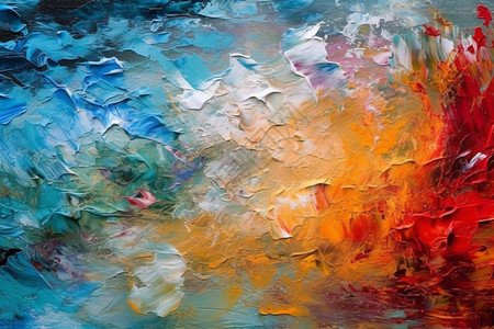 画布上的抽象油画插画图片下载-正版图片600271843-摄图网