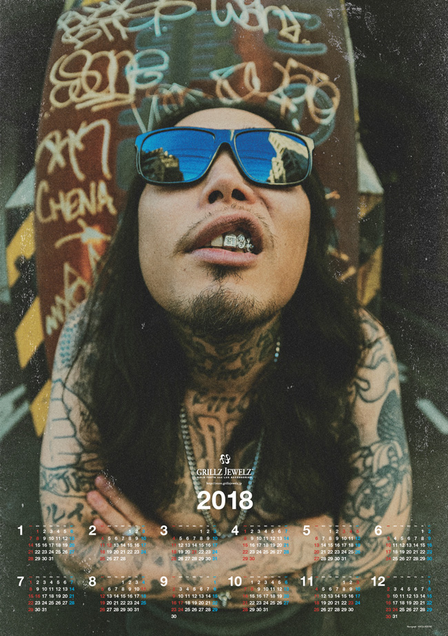 D.O~2018年度カレンダー&ご挨拶m(_ _)m | GRILLZ JEWELZ BLOG