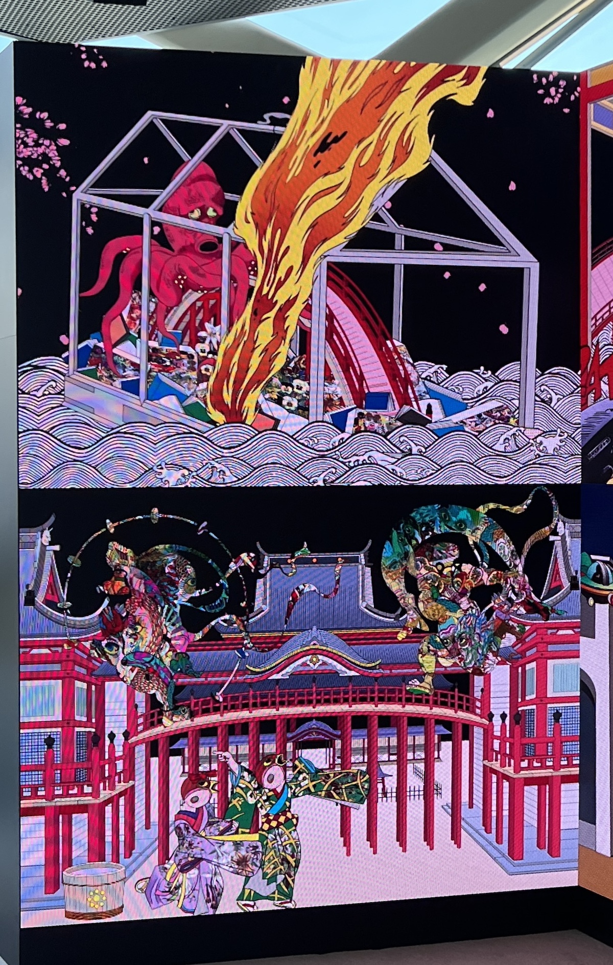 屏風が現代に蘇る！ 田名網敬一のスペシャルテクニックを「プラダ」で