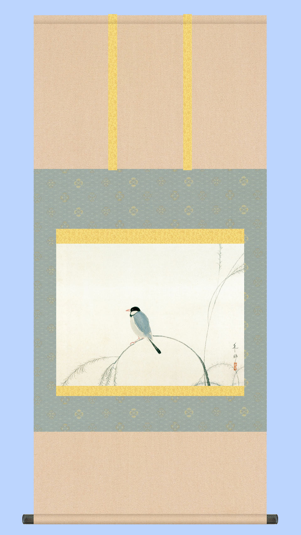 名画複製画掛け軸 文鳥 速水御舟 – 寿鳳人形の東芸