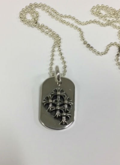 Chrome Hearts クロムハーツ ドッグタグ スモール レイズドセメタリー