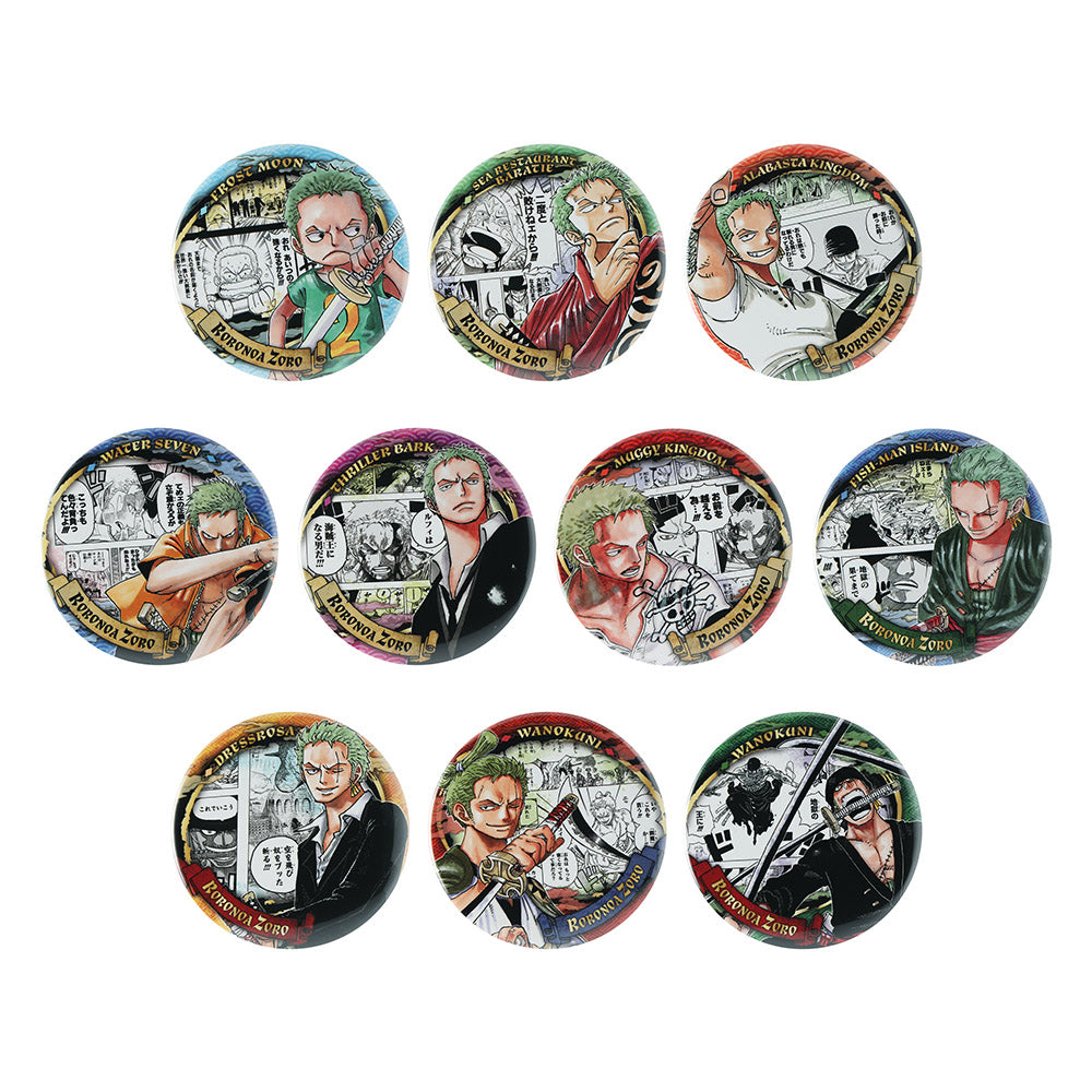 ONE PIECE』コレクション缶バッジ“HEROES” 【ロロノア・ゾロ】 第2弾