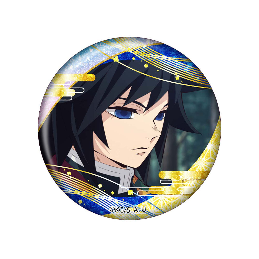 鬼滅の刃 ナンジャ 冨岡義勇 缶バッジ ナンジャ ナムコ ねこ型 限定 鬼