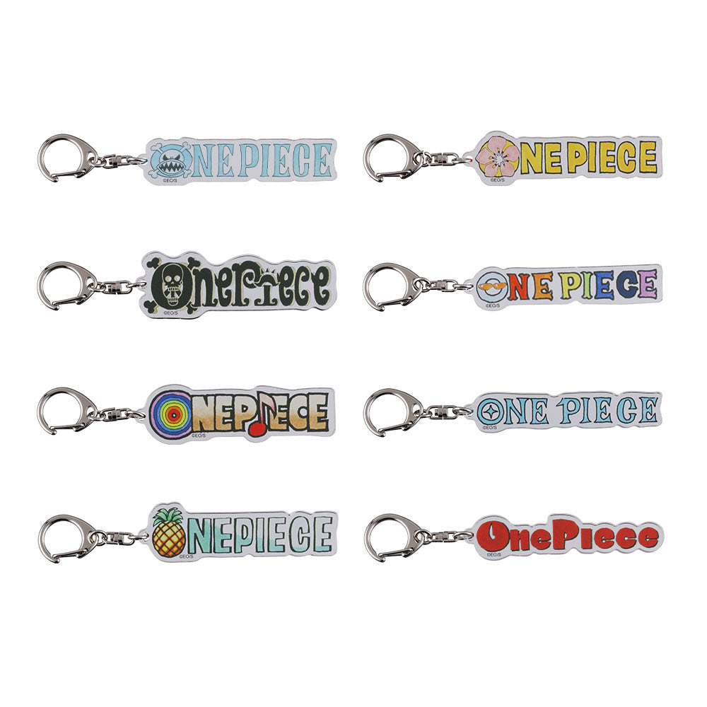ONE PIECE』ロゴがいっぱいアクリルクリアキーホルダーコレクション 第