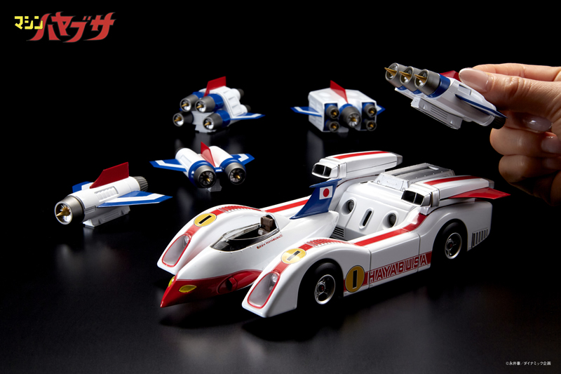 隼剣のミニフィギュア付きマシンハヤブサ販売中