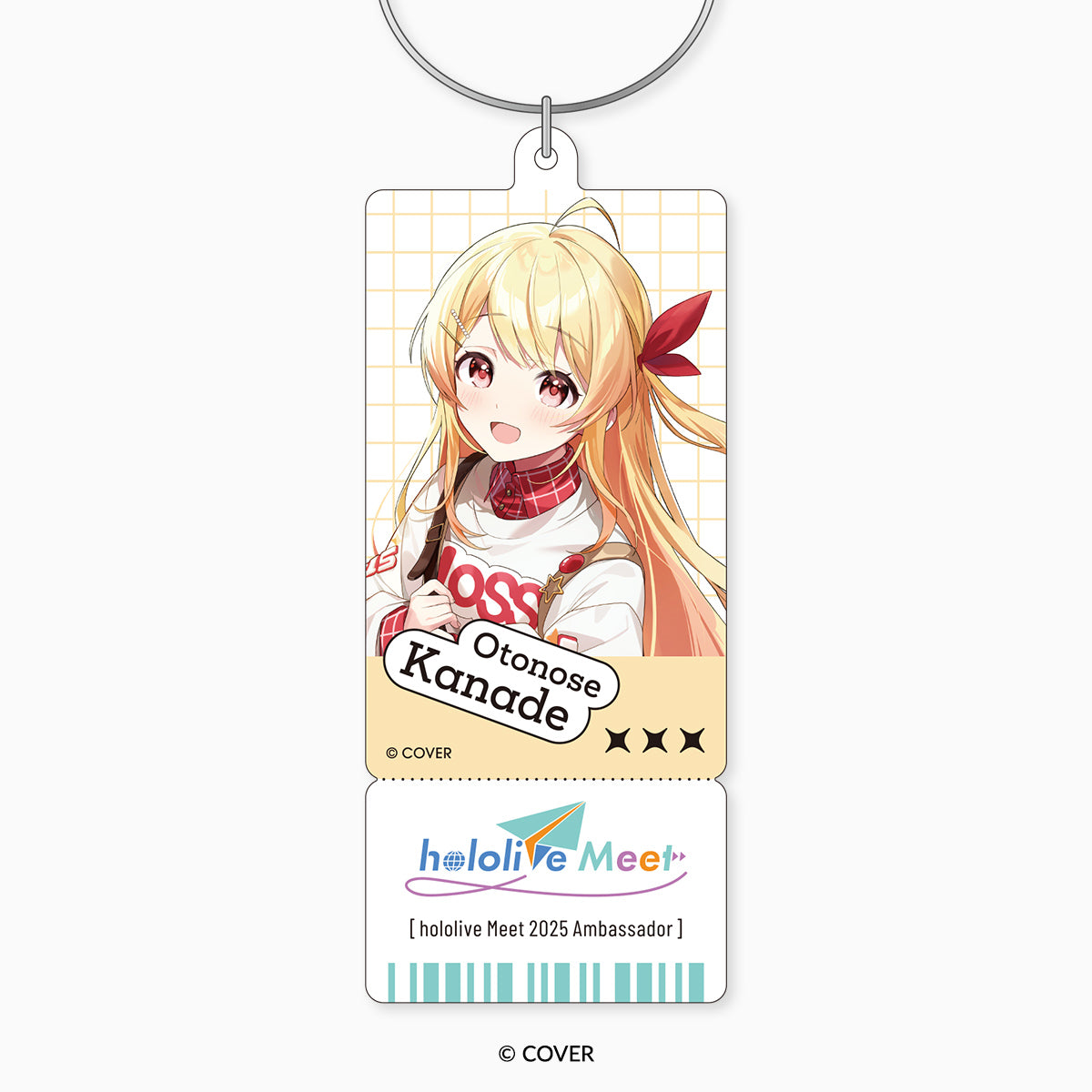 hololive Meet 2025」アクリルチケットキーホルダー 音乃瀬奏 - Tokyo