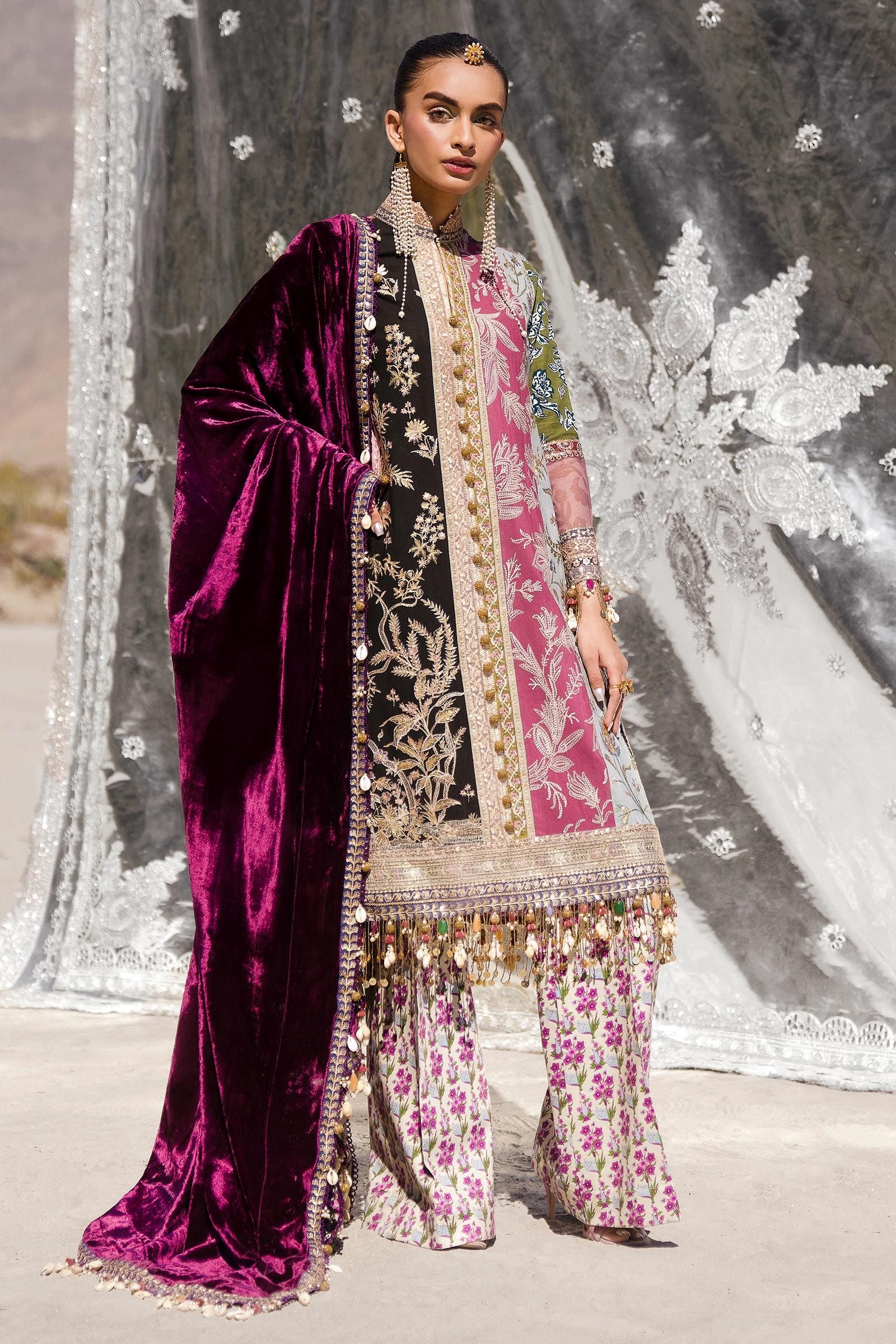Design 6A - Sana Safinaz Winter Luxury Stitched Collection – Janan