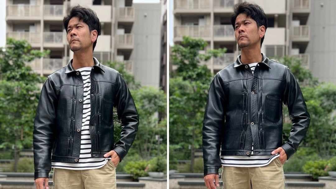 44 Leather Jacket再入荷 & 今週の新着動画は人気企画『ゴッさんぽ