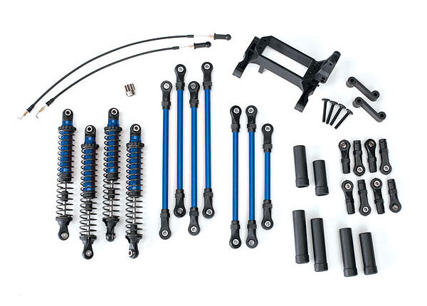 TRX-4 - Long Arm Lift Kit (BLUE TRA8140x) links shocks cables