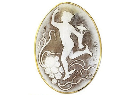 Filippo Garofalo【フィリッポ ガロファロ】K18シェルカメオペントップ