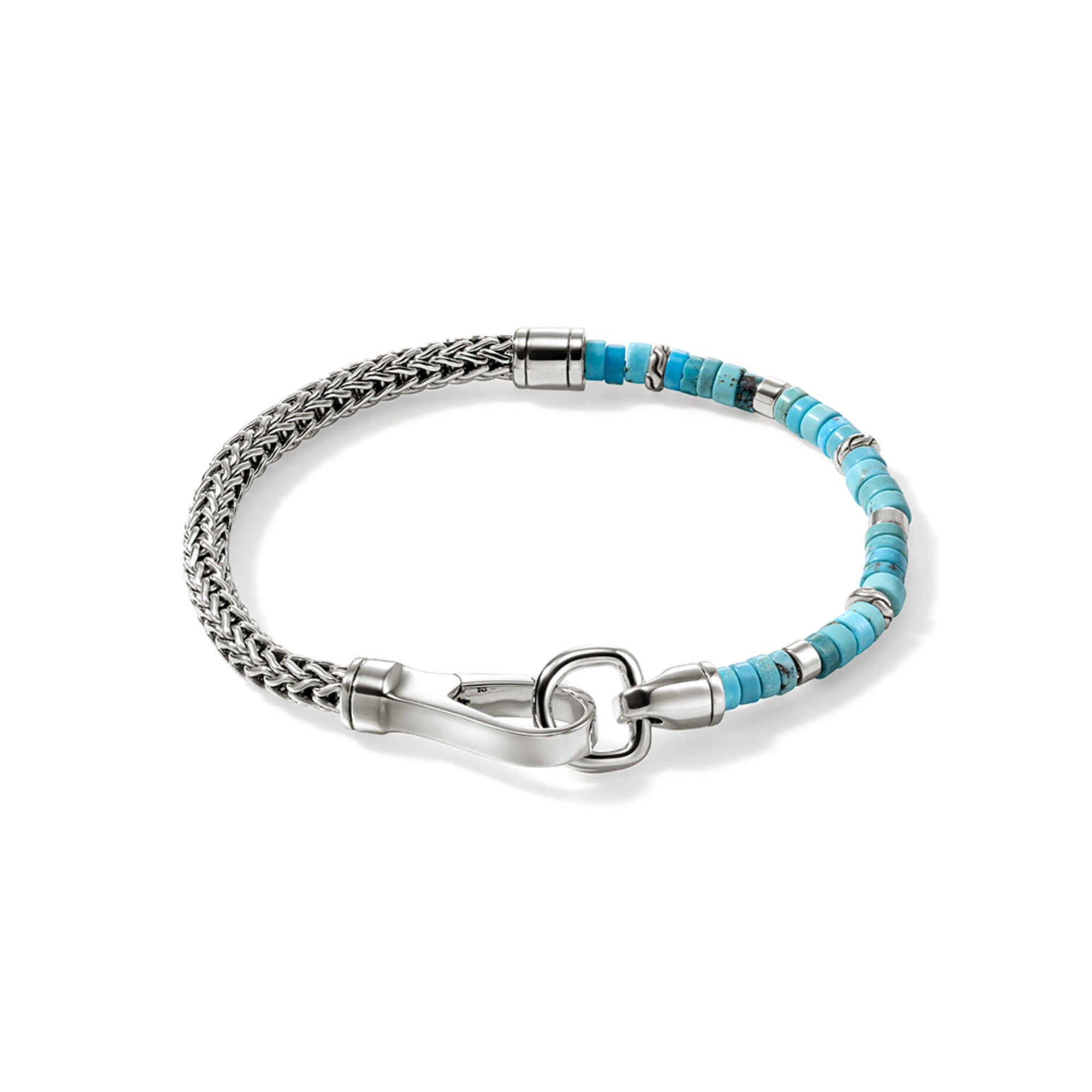Heishi Chain Bracelet, Sterling Silver, Hardstones|BUS9012521TQ